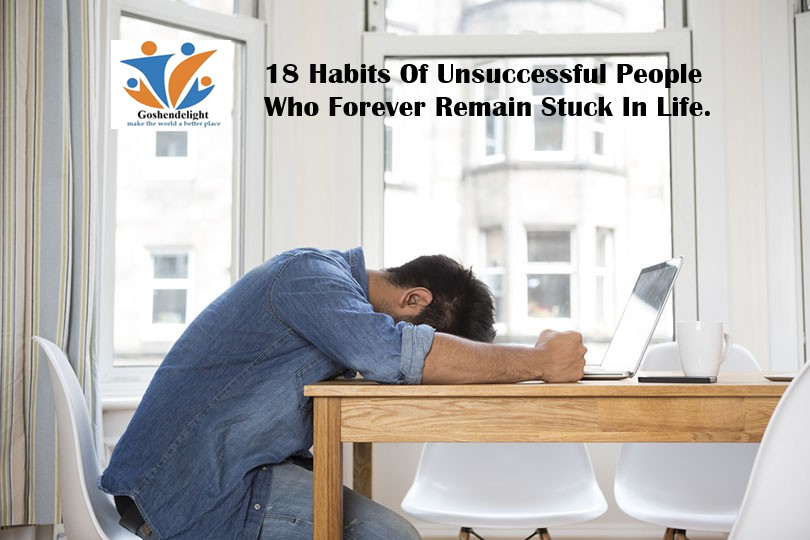 habits of unsuccessful people